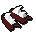 Red spiky vambraces