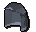 Blue dragonhide coif