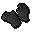 Worn-out iron gauntlets