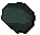 Dark green afro
