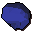 Dark blue afro