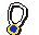 Sapphire amulet