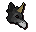 Black unicorn mask