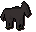 Toy horsey (black)