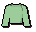 Green robe top