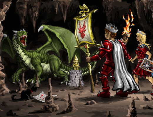 Player submitted artwork: Two Warriors by Misterxman