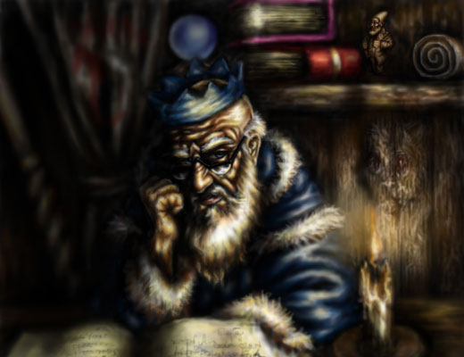 Player submitted artwork: Wise Old Man by Lord Mar I