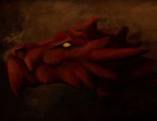 Player submitted artwork: Red Dragon by Jalanar