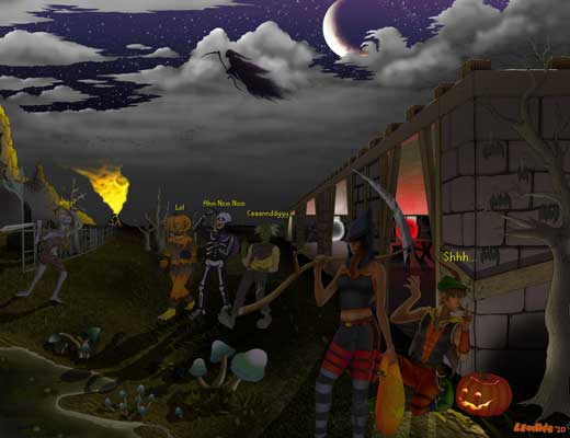 Player submitted artwork: Wildy Halloween by Leonive