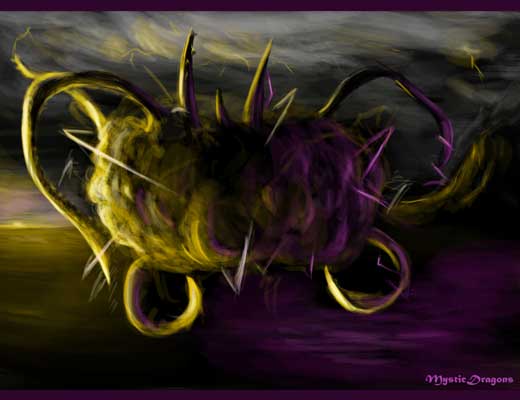 Player submitted artwork: The Chaos Elemental by Marikdebie
