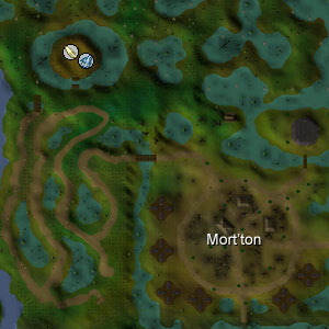 [image: Location of Summoning obelisk in Mort Myre]